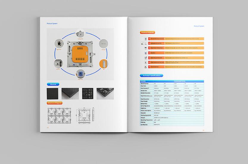 LED顯示屏行業畫冊設計案例欣賞